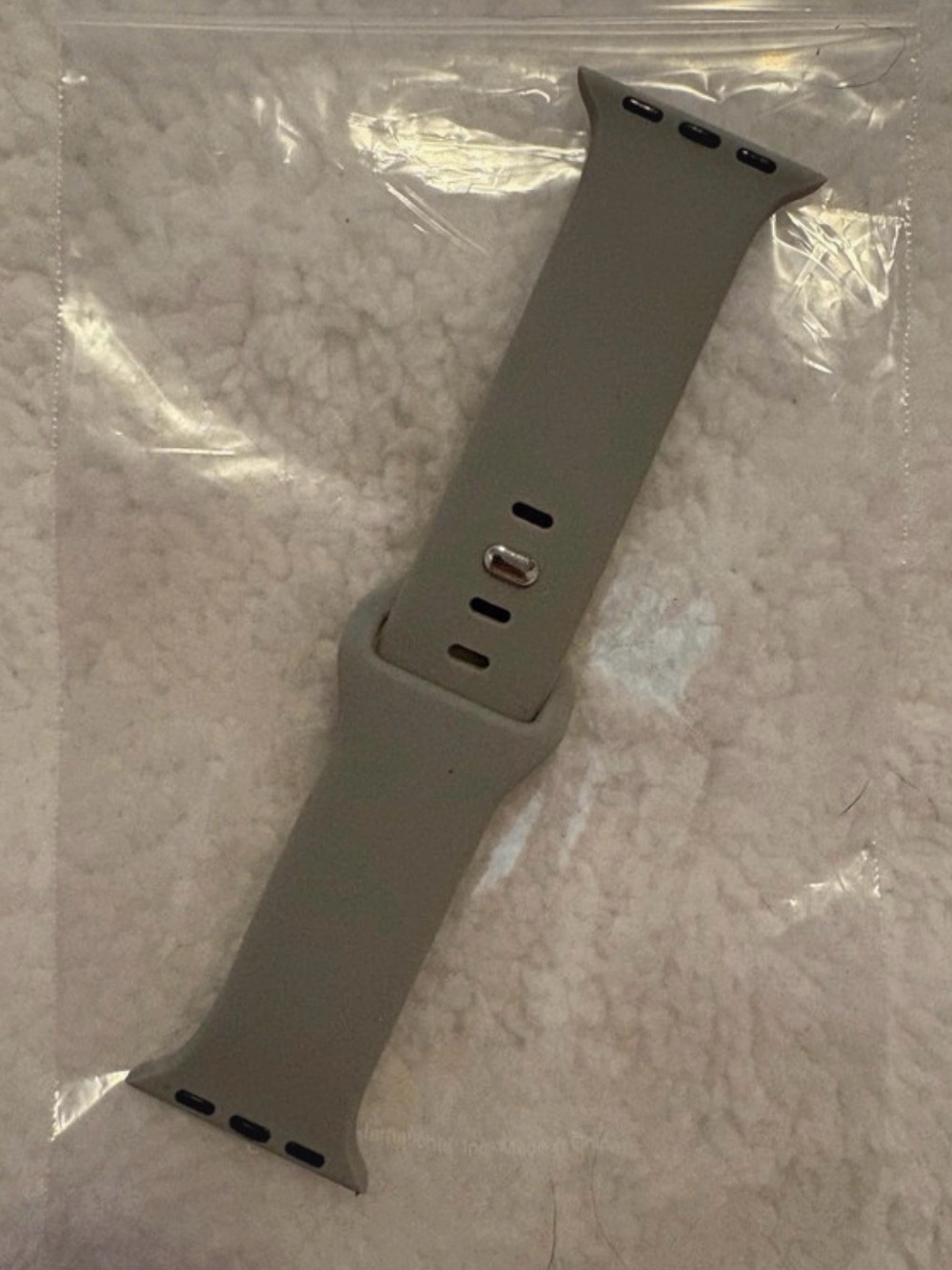 Apple Silicone Watch Band - Sage Gray